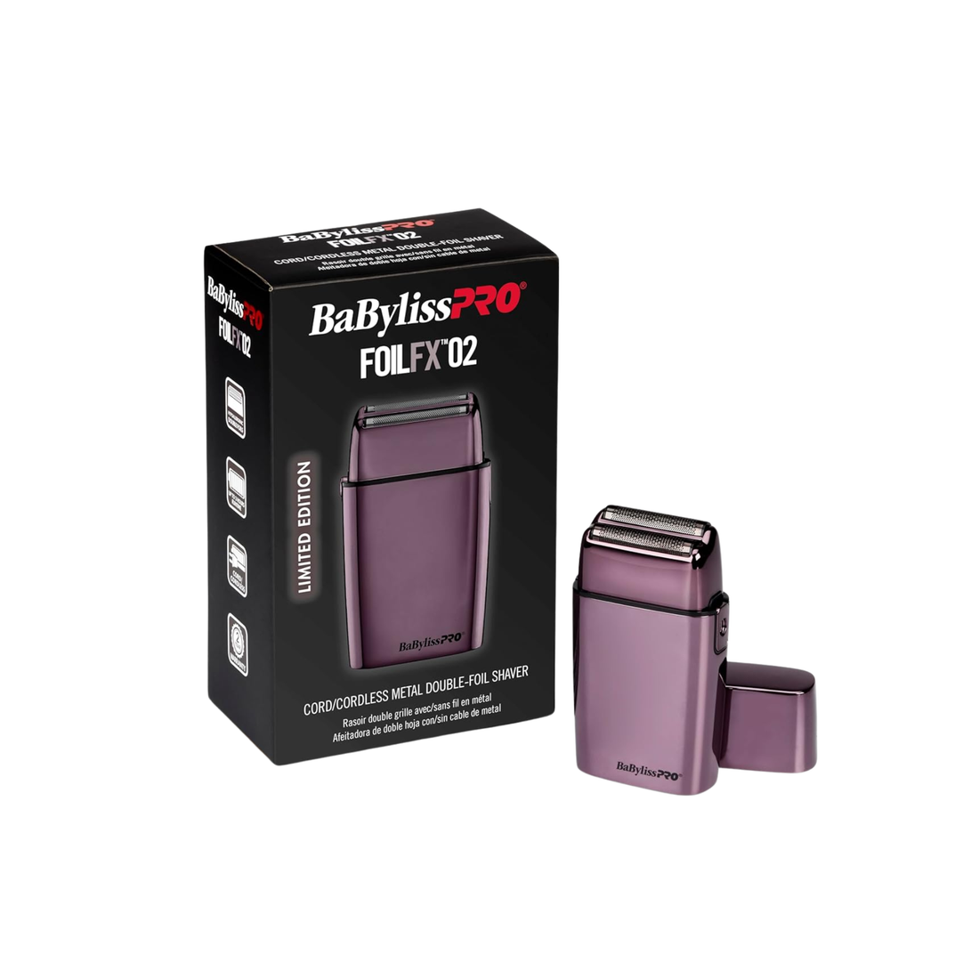 מכונת גילוח - BabylissPro FOILFX02  FXFS2PL צבע סגול