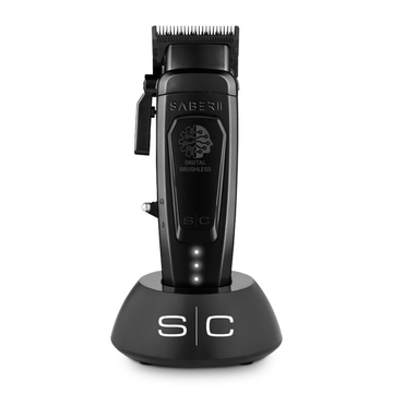 Saber 2 Professional Hair Clipper שחור מכונת תספורת מקצועית סייבר 2