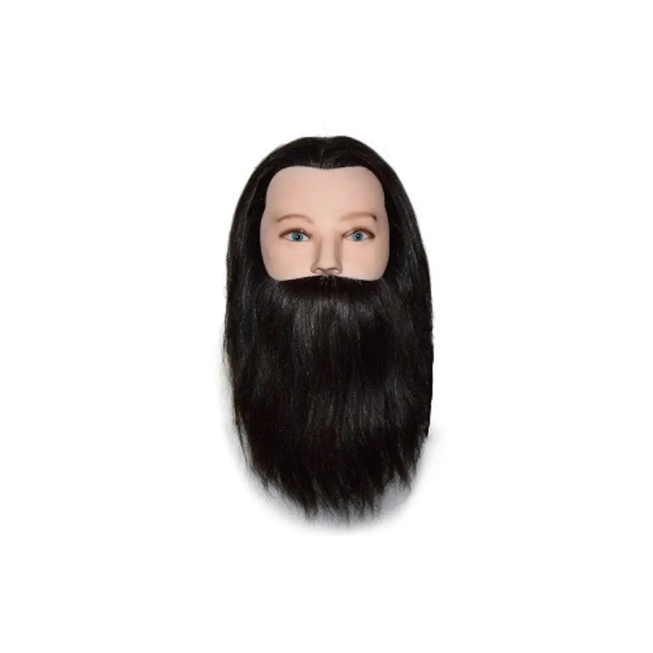 ראש בובה לתלמיד עם זקן 100% שיער אמיתי עם קראון!
