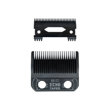 סט סכין וסכין זזה גאמה Gamma+ Echo Taper Black DLC
