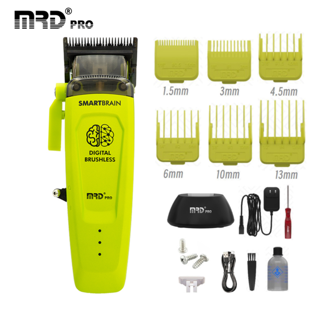 מכונת תספורת מקצועית ירוקה MRD PRO HC-90-4 Green א