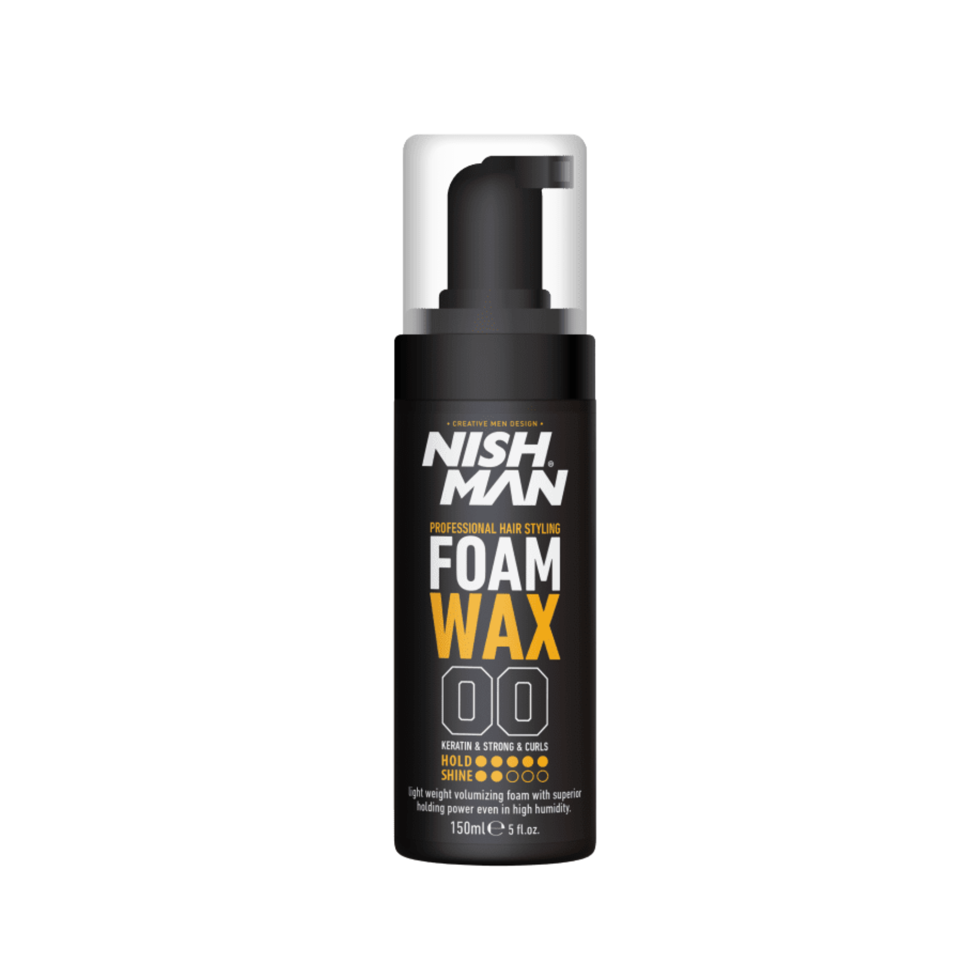 Nishman Foam Wax 150ml 10 יחידות ווקס בקצף לשיער