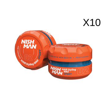 נישמן ווקס לעיצוב שיער | ספורט מס' 02 10 יח