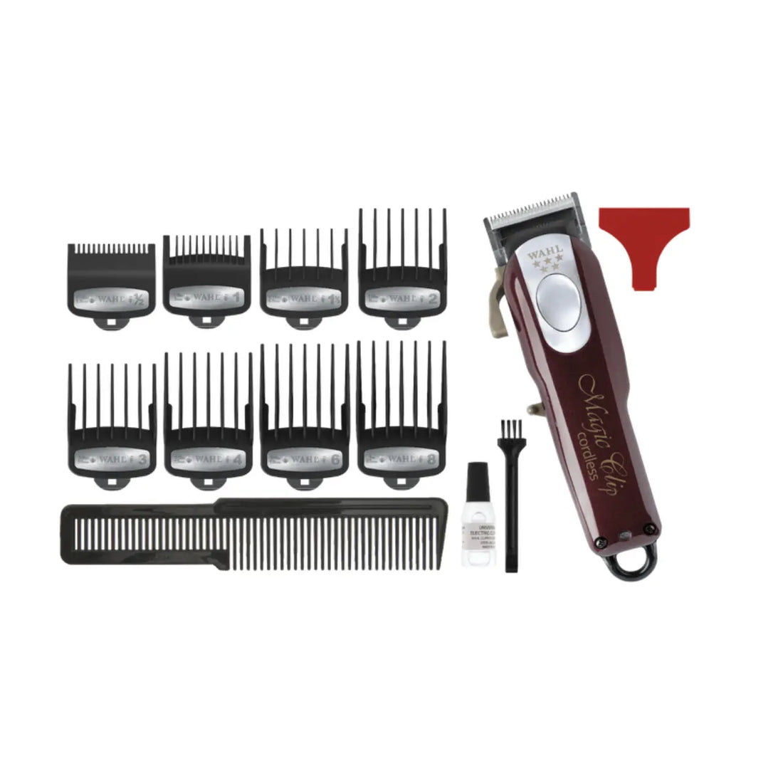 מכונת תספורת - WAHL CORDLESS MAGIC CLIP 8148 מסרקי פרימיום
