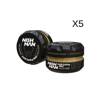 נישמן ווקס לעיצוב שיער | גולד וואן מס' 07 5 יח