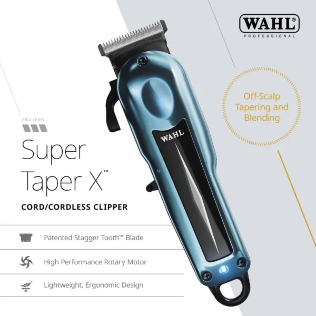 מכונת תספורת וואל סופר טייפר איקס Wahl Super Taper X  3026468